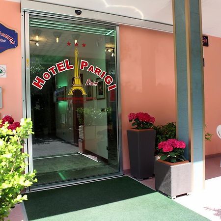 Hotel Parigi Римини Экстерьер фото